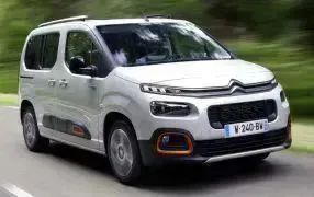 Coprisedili anteriori compatibili con Citroen Berlingo I, II, III  (1996-2019) - fodere sedili universali - set coprisedili auto - 2UNE-1  Motivo 1 (grigio)